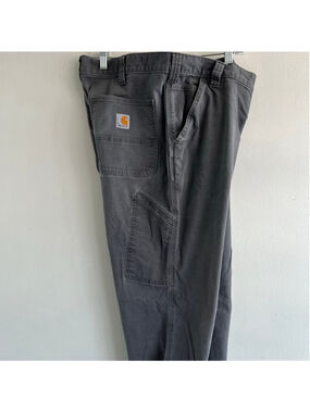 Men's Carhartt Gray Relaxed Fit Cargo Pants Waist 36